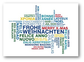 Bild - Grusskarte Frohe Weihnachten