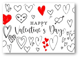 Bild - Grusskarte Valentine's Day